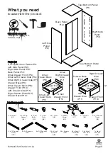 Предварительный просмотр 5 страницы fantastic furniture Tailor Utility 6 Drawer Manual