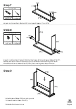 Предварительный просмотр 9 страницы fantastic furniture Tailor Utility 6 Drawer Manual