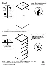 Предварительный просмотр 9 страницы fantastic furniture Tailor Assembly Instructions Manual