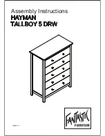 Предварительный просмотр 1 страницы fantastic furniture TALLBOY 5 DRW Assembly Instructions Manual