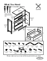 Предварительный просмотр 3 страницы fantastic furniture TALLBOY 5 DRW Assembly Instructions Manual