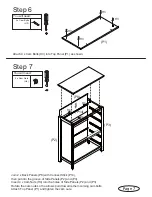 Предварительный просмотр 7 страницы fantastic furniture TALLBOY 5 DRW Assembly Instructions Manual