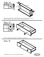 Предварительный просмотр 10 страницы fantastic furniture TALLBOY 5 DRW Assembly Instructions Manual