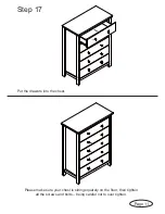 Предварительный просмотр 11 страницы fantastic furniture TALLBOY 5 DRW Assembly Instructions Manual