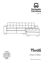 Предварительный просмотр 1 страницы fantastic furniture Tivoli Chaise 3 Seater Manual