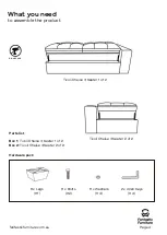 Предварительный просмотр 4 страницы fantastic furniture Tivoli Chaise 3 Seater Manual