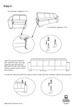 Предварительный просмотр 8 страницы fantastic furniture Tivoli Chaise 3 Seater Manual