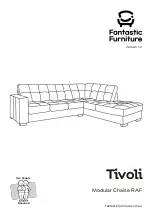 fantastic furniture Tivoli Modular Chaise RAF Manual предпросмотр