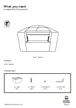 Предварительный просмотр 4 страницы fantastic furniture Tivoli Sofa 1 Seater Quick Start Manual