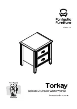 fantastic furniture Torkay Bedside 2 Drawer Manual предпросмотр