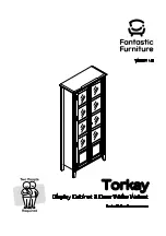 Предварительный просмотр 1 страницы fantastic furniture Torkay Display Cabinet Manual