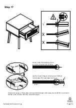 Preview for 13 page of fantastic furniture Torkay Lamp Table 1 Drawer White Walnut Manual