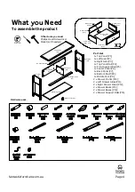 Предварительный просмотр 4 страницы fantastic furniture Torkay Assembly Instructions Manual