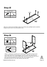 Предварительный просмотр 12 страницы fantastic furniture Torkay Assembly Instructions Manual