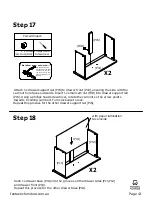 Предварительный просмотр 13 страницы fantastic furniture Torkay Assembly Instructions Manual