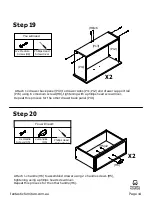 Предварительный просмотр 14 страницы fantastic furniture Torkay Assembly Instructions Manual