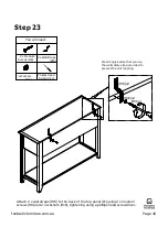 Предварительный просмотр 16 страницы fantastic furniture Torkay Assembly Instructions Manual