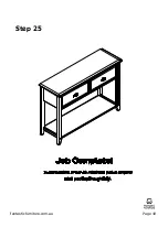 Предварительный просмотр 18 страницы fantastic furniture Torkay Assembly Instructions Manual