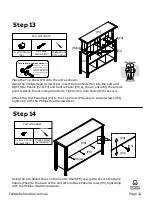 Предварительный просмотр 12 страницы fantastic furniture Torkay Manual