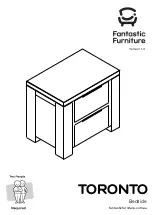 fantastic furniture TORONTO Bedside Quick Start Manual предпросмотр