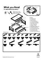 Предварительный просмотр 4 страницы fantastic furniture Toronto Hall Table 2 Drawer Manual