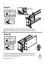 Предварительный просмотр 9 страницы fantastic furniture Toronto Hall Table 2 Drawer Manual