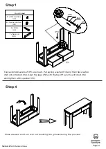 Предварительный просмотр 6 страницы fantastic furniture Toronto Hall Table 2 Drawer Quick Start Manual