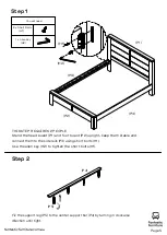 Preview for 5 page of fantastic furniture TORONTO King Bed Manual