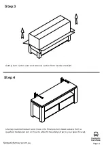 Предварительный просмотр 6 страницы fantastic furniture TORONTO Lowline Medium 1400mm Quick Start Manual