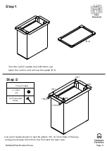 Предварительный просмотр 5 страницы fantastic furniture Toronto Tallboy Manual