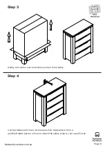 Предварительный просмотр 6 страницы fantastic furniture Toronto Tallboy Manual