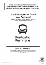 Preview for 2 page of fantastic furniture TORONTO Quick Start Manual