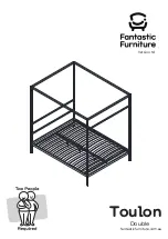 Предварительный просмотр 1 страницы fantastic furniture Toulon Double Manual