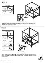 Предварительный просмотр 7 страницы fantastic furniture Toulon Double Manual