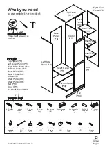 Предварительный просмотр 4 страницы fantastic furniture Twilight Robe Assembly Instructions Manual