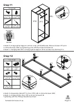 Предварительный просмотр 10 страницы fantastic furniture Twilight Robe Assembly Instructions Manual