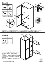 Предварительный просмотр 11 страницы fantastic furniture Twilight Robe Assembly Instructions Manual