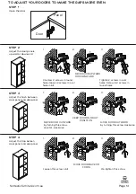 Предварительный просмотр 14 страницы fantastic furniture Twilight Robe Assembly Instructions Manual