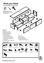 Предварительный просмотр 4 страницы fantastic furniture Verona Lowline Large Manual