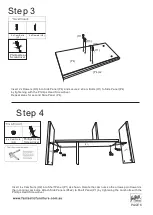 Предварительный просмотр 6 страницы fantastic furniture VERONA LOWLINE Manual