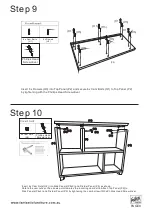 Предварительный просмотр 9 страницы fantastic furniture VERONA LOWLINE Manual