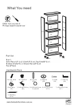 Предварительный просмотр 4 страницы fantastic furniture VERONA Manual