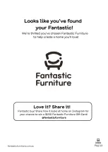 Предварительный просмотр 3 страницы fantastic furniture VERONA Quick Start Manual