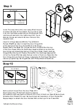 Предварительный просмотр 10 страницы fantastic furniture Vision Display Cabinet MK2 Manual