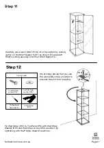 Предварительный просмотр 11 страницы fantastic furniture Vision Display Cabinet MK2 Manual