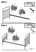 Предварительный просмотр 3 страницы fantastic furniture WILLOW BED SINGLE Assembly Instructions Manual