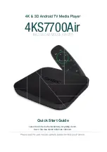 Fantec 4KS7700Air Quick Start Manual preview