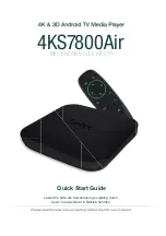 Preview for 1 page of Fantec 4KS7800Air Quick Start Manual