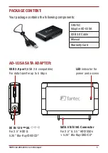 Предварительный просмотр 5 страницы Fantec AD-U3SA User Manual