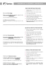 Fantec CL-35B1 Hard Disk Installation Manual preview